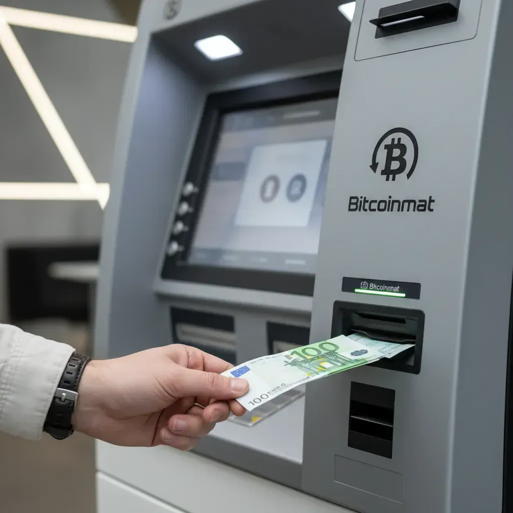 Order an online withdrawal and come to Bitcoinmat for cash